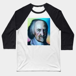 Thomas Hobbes Portrait | Thomas Hobbes Artwork 5 Baseball T-Shirt